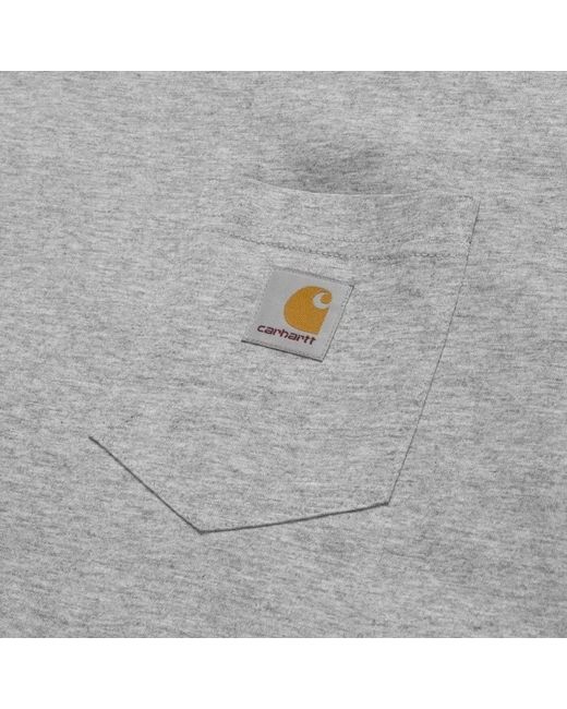 Carhartt Taschen t-shirt, 100% baumwolle, regular fit in Gray für Herren