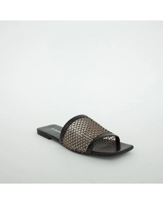 Pinko Black Sliders