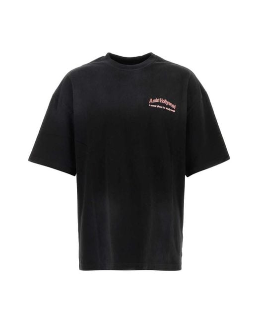 Amiri Black T-Shirts for men