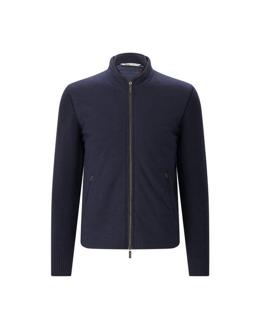Maurizio Baldassari Blue Light Jackets for men