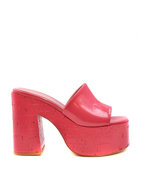 HAUS OF HONEY Pink Heeled Mules