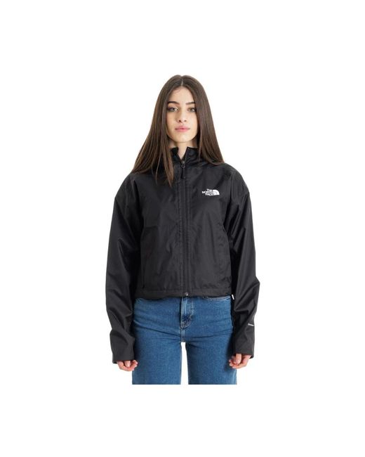 The North Face Black Cropped quest jacke