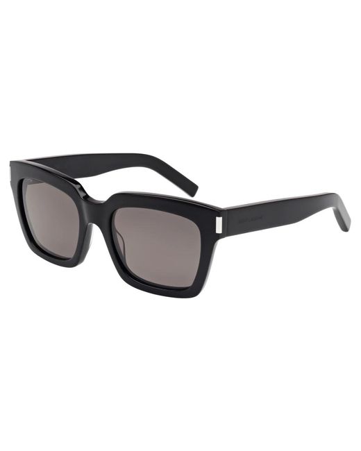 Saint Laurent Black Bold 1 schwarz/graue sonnenbrille