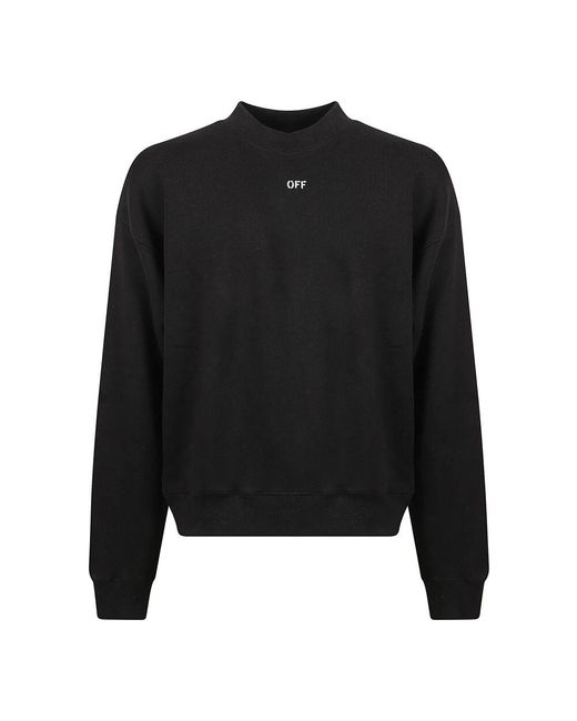 Off-White c/o Virgil Abloh Skate Crewneck Sweaters in Black für Herren