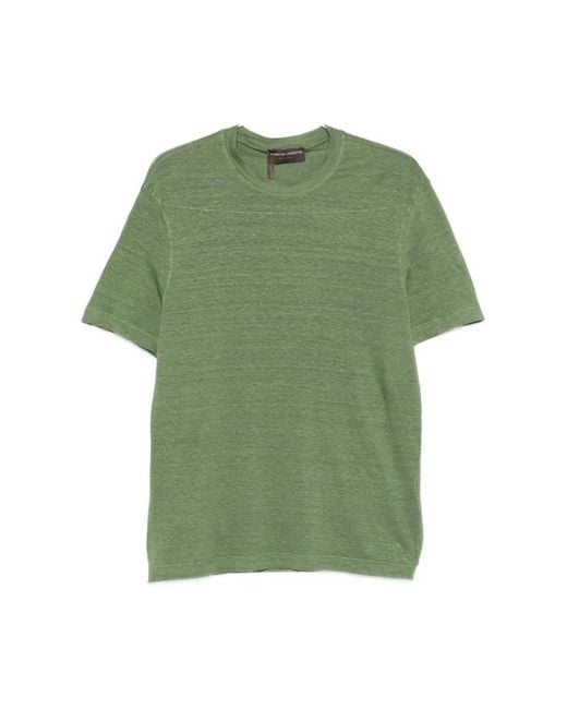 FILIPPO DE LAURENTIIS Green T-Shirts for men