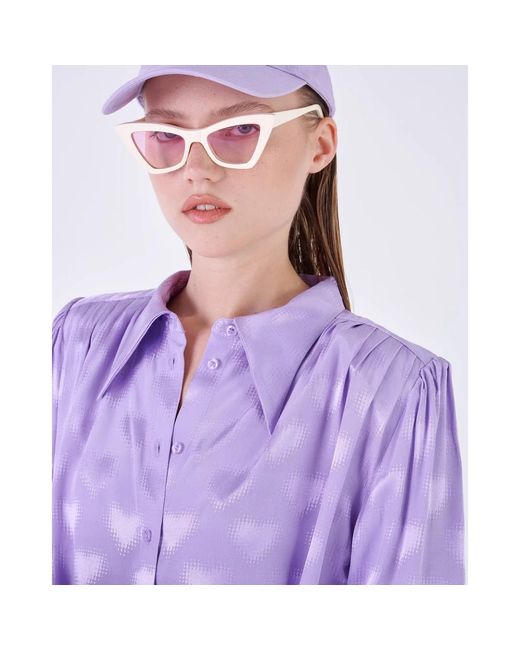 Silvian Heach Purple Shirts
