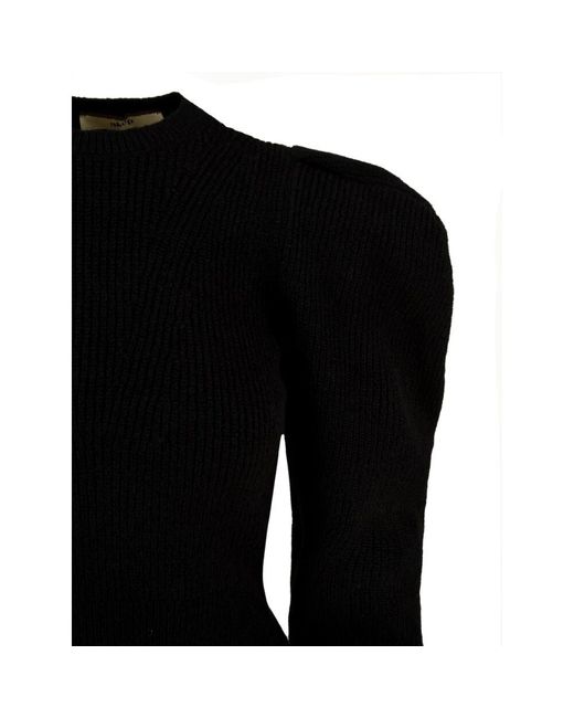 Round-Neck Knitwear di Akep in Black