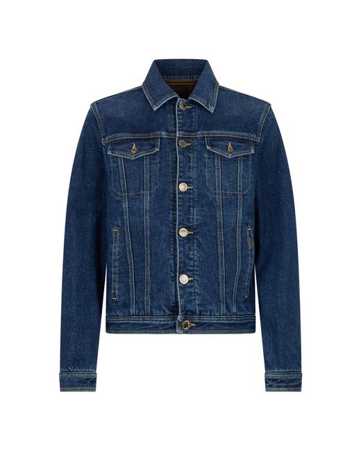 Moorer Blue Denim Jackets for men
