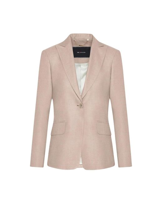 Kiton Jassen ,Roze ,Wol Zijdeblend Jas in het Pink