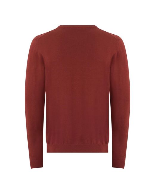 Slowear Red Round-Neck Knitwear for men