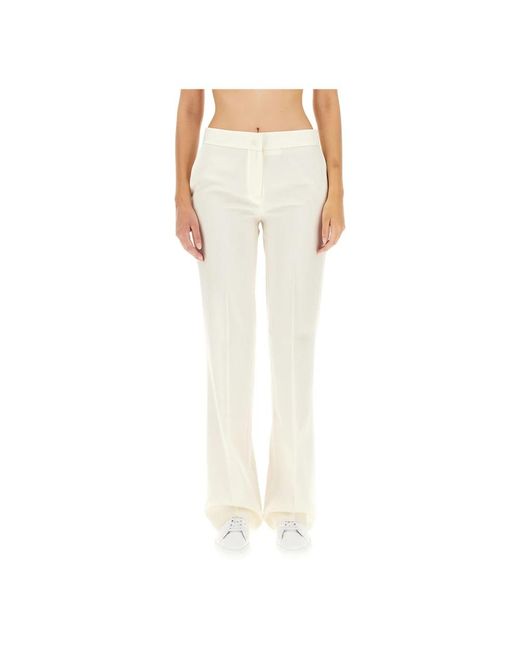 Fabiana Filippi Natural Straight Trousers