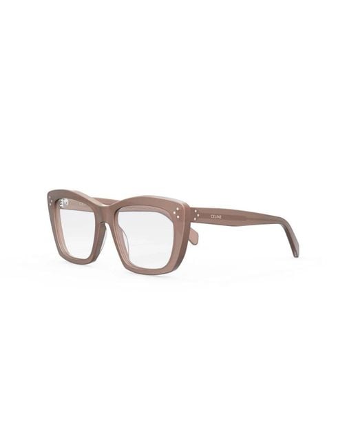 Glasses Céline de color Brown