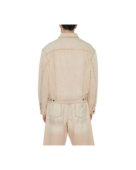 Denim Jackets di Guess in Natural da Uomo