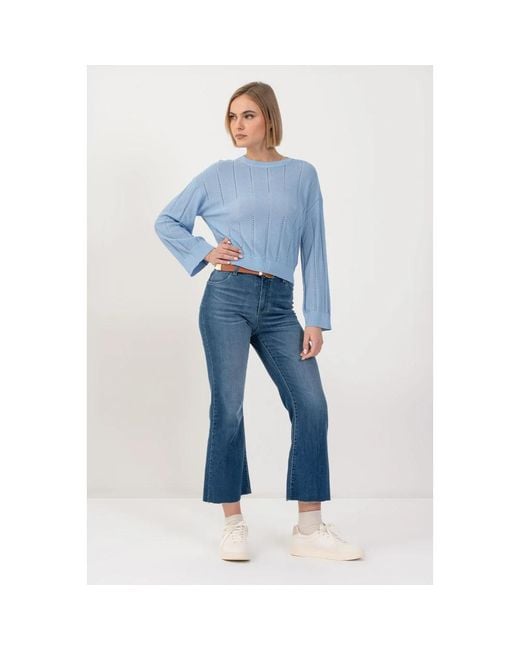 Kocca Blue Round-Neck Knitwear