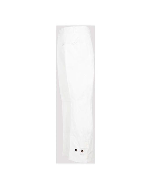 Trousers > cropped trousers Bottega Veneta en coloris White