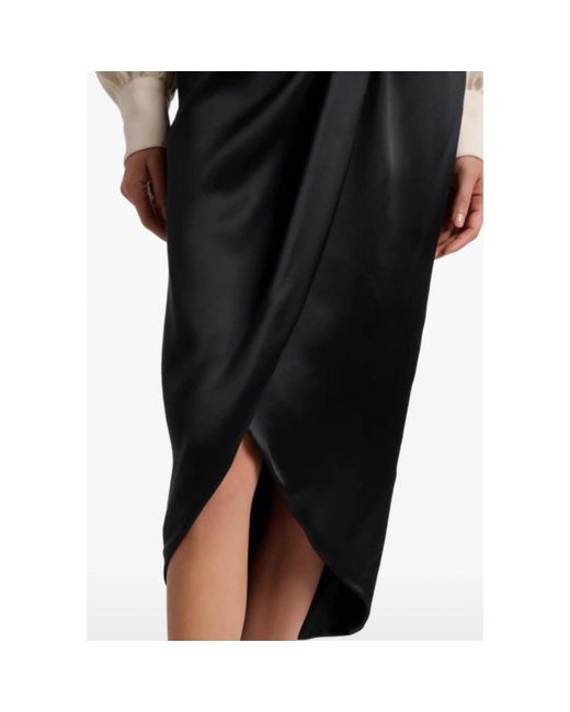 Valentino Black Midi Skirts