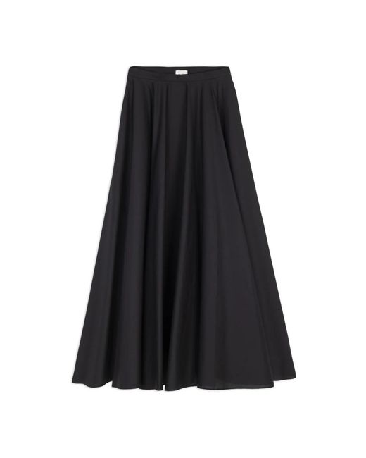Alysi Rokken ,Zwart ,Midi Rok in het Black