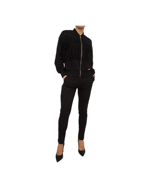Twinset Black Slim-Fit Trousers