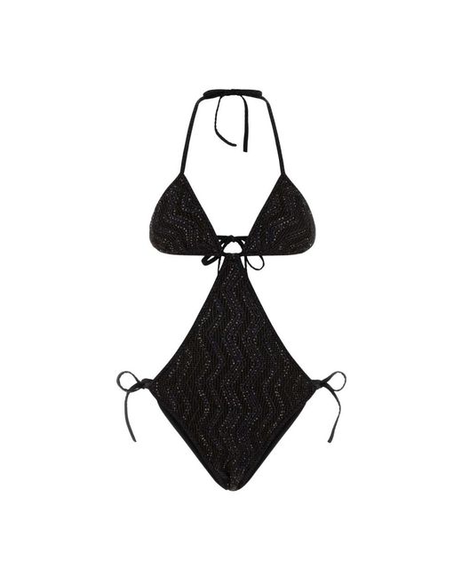 Missoni Sequins Zigzag Trikini in het Black