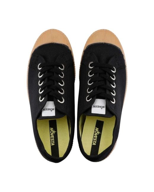 Novesta Black Sneakers for men