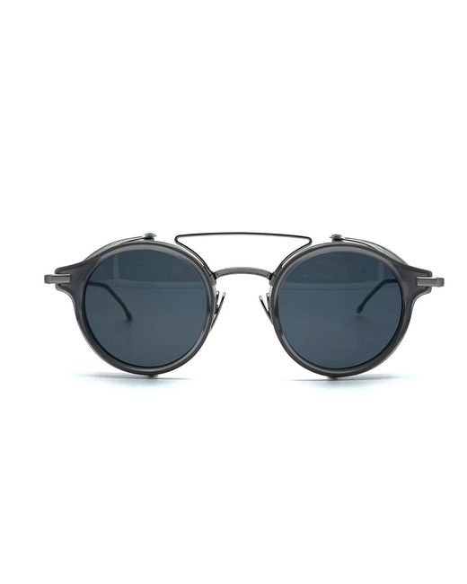 Thom Browne Blue Stilvolle sonnenbrille mit seitenschutz,sunglasses