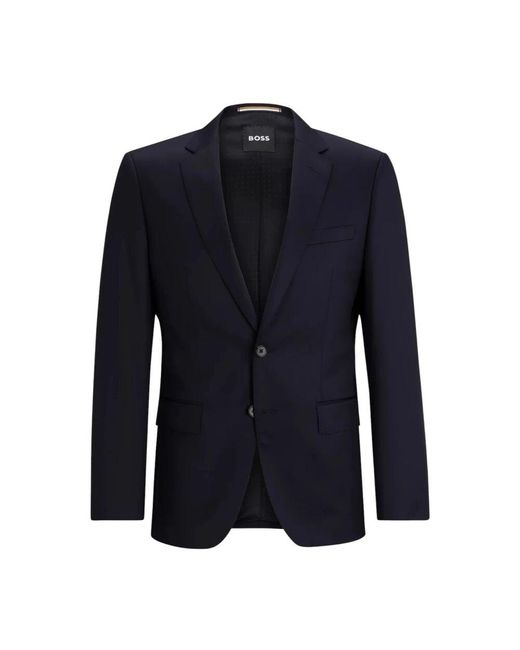 Boss 100% Wollweste in Blue für Herren
