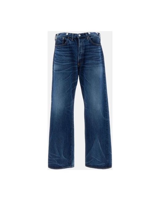 Kaptain Sunshine Blue Wide Jeans for men