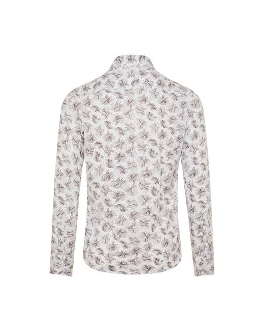 Camicia floreale di Sonrisa in White da Uomo