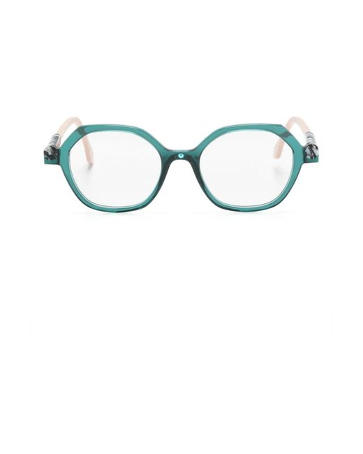 Face A Face Blue Glasses
