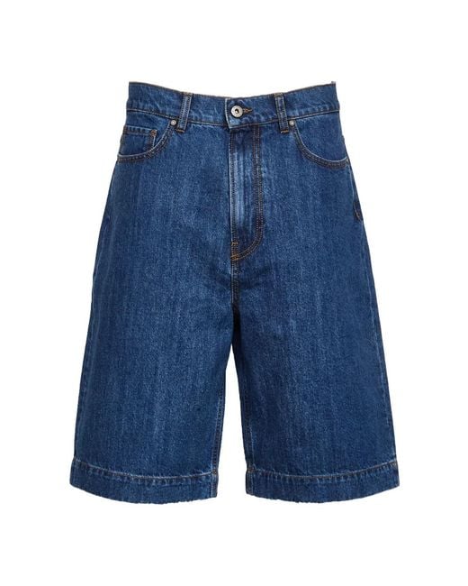 P.A.R.O.S.H. Blue Denim Shorts