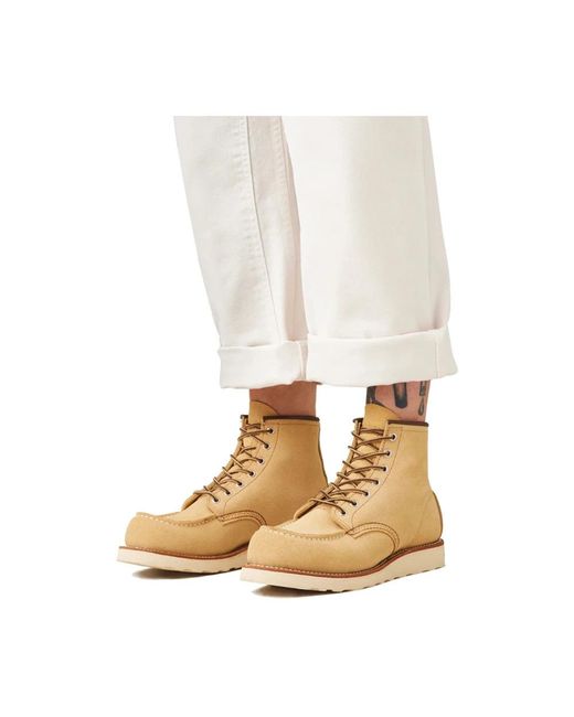 Red Wing Natural Lace-Up Boots for men