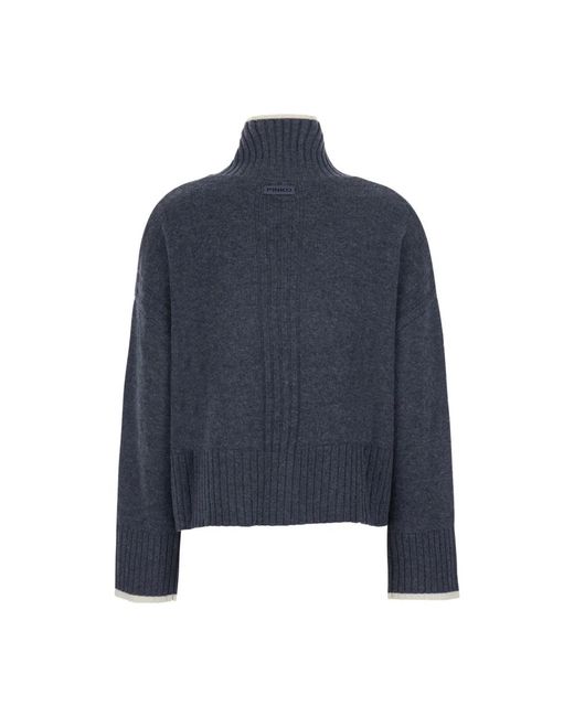 Pinko Blue Turtlenecks
