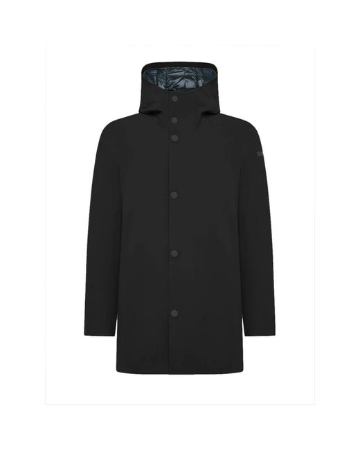 Rrd Schwarze schwimmende parka jacke,moderne daunenparka schwarz in Black für Herren