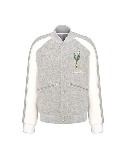 Dior White Bomber Jackets for men