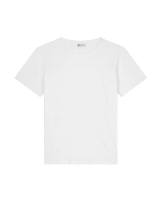 T-shirt a maniche corte di Dondup in White da Uomo