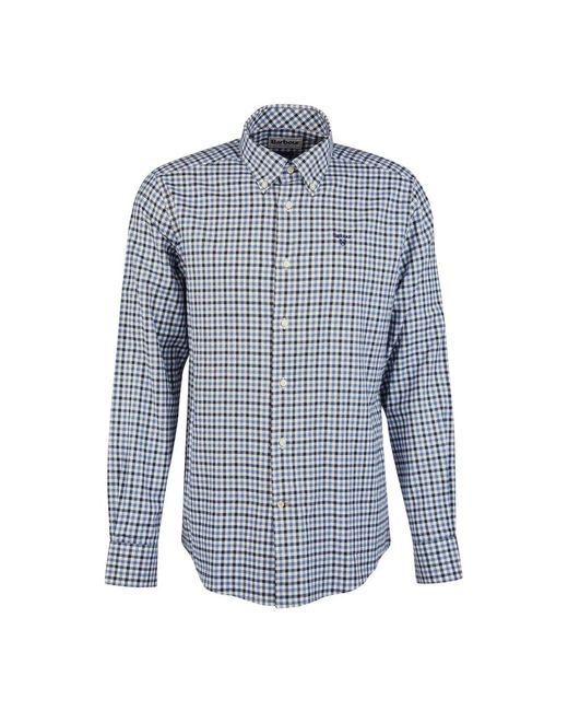 Barbour Camicia Finkle in het Blue voor heren