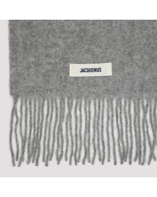 Jacquemus Gray Winter Scarves