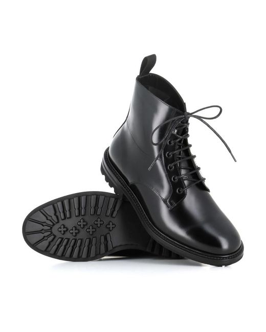 Henderson Black Ankle Boots for men