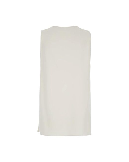 P.A.R.O.S.H. P.A.R.O..H. ,Tops ,Wit ,Polyester Thank Top in het White