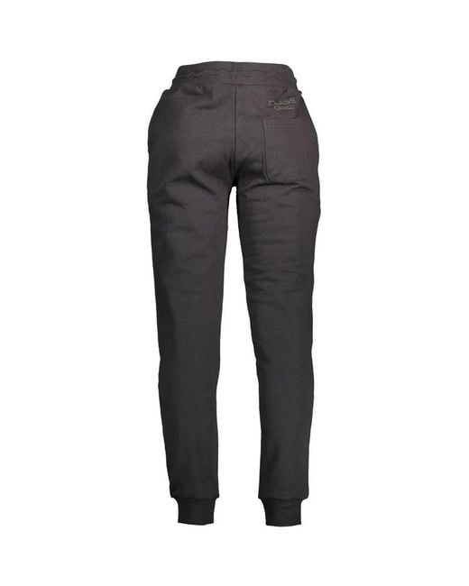 Roberto Cavalli Gray Cotton Sweatpants for men
