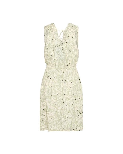 Ichi Natural Short Dresses