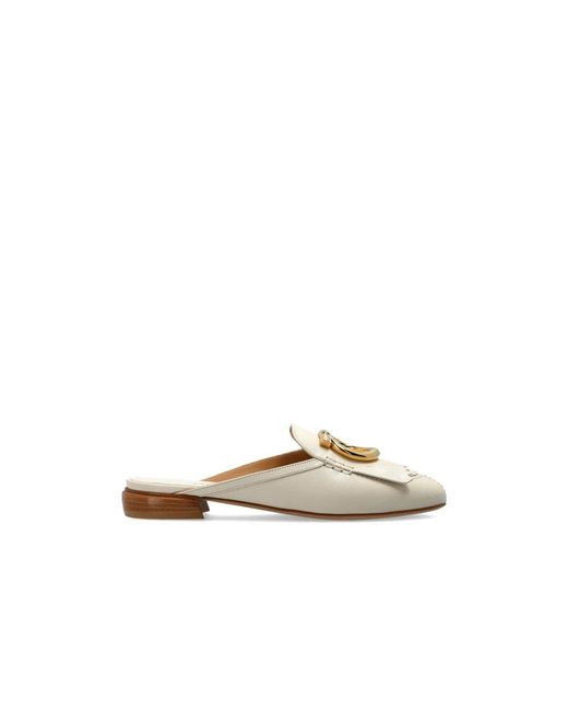 Ferragamo Natural Mules