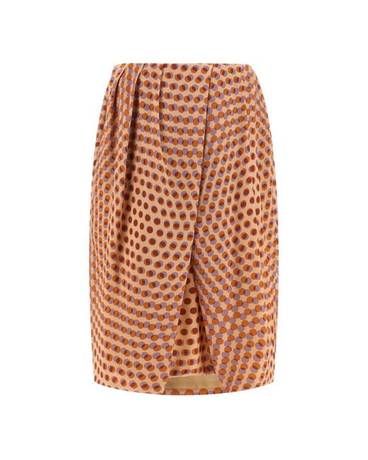 Dries Van Noten Multicolor Midi Skirts