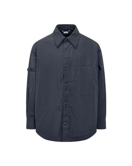 Thom Browne Jassen ,Blauw ,Oversized Overhemdjas in het Blue voor heren