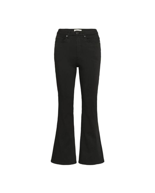 Flared Jeans Kaffe en coloris Black