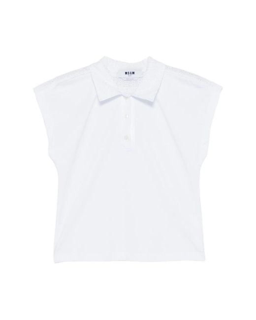 MSGM T-Shirts En Polo'S in het White