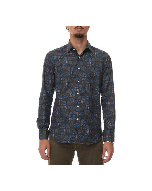 Carrel Blue Casual Shirts for men