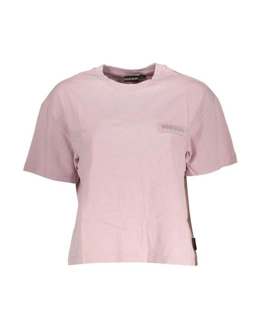 Napapijri Pink T-shirts
