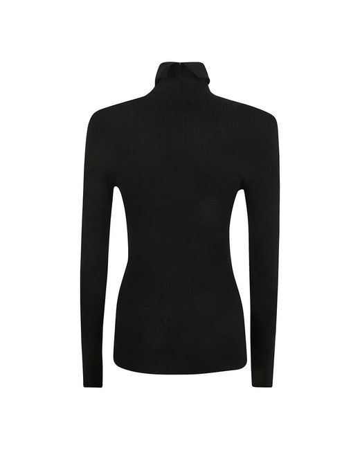 Burberry Black Schwarzer Rollkragenpullover