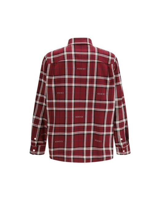 Gucci Red Casual Shirts for men